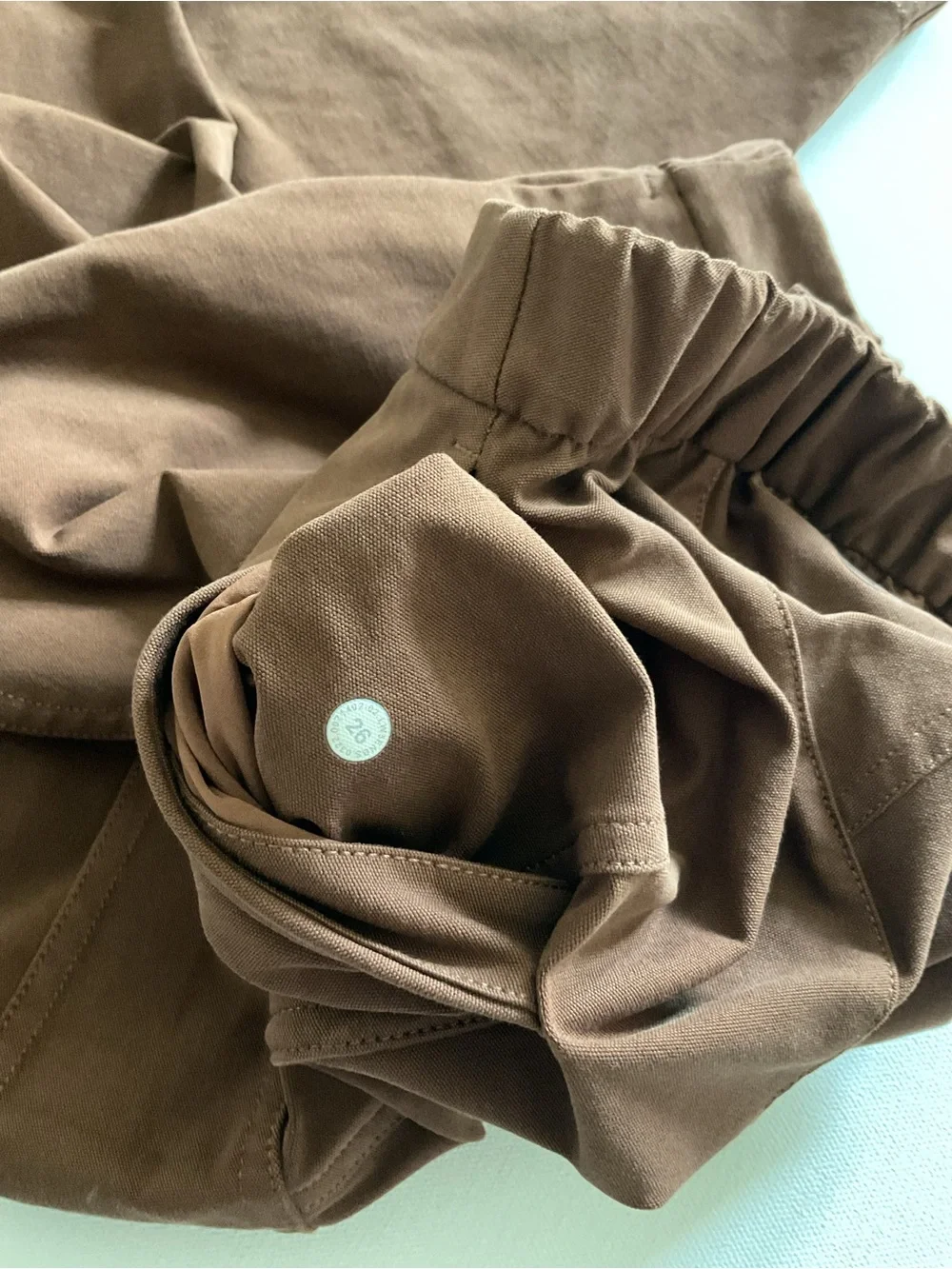 Lululemon Brown High-Rise Cargo Pants Utility Relaxed Fit Women's 26 - Picture 4 of 8